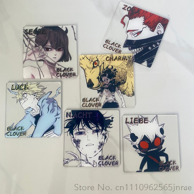 Coffee Tea Shop - Alas Gelas Akrilik Kreatif Anime Black