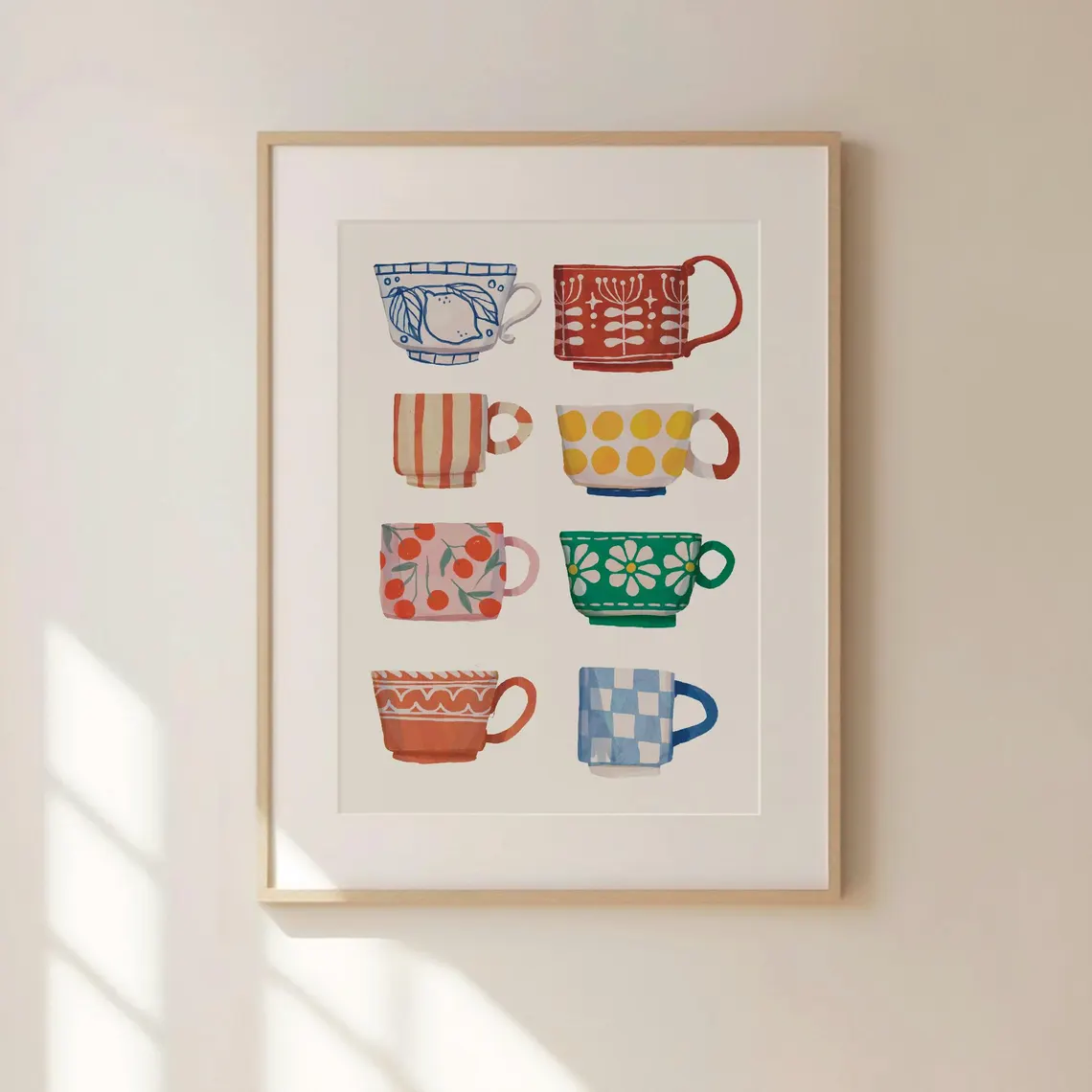 Coffee Tea Poster - Cetakan Cangkir Teh, Poster Sarapan, Seni