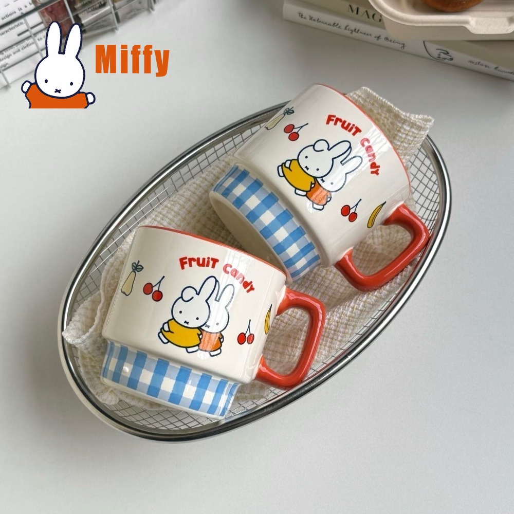 Coffee Tea Shop - Mug Keramik Miffy Kawaii Cangkir Kopi