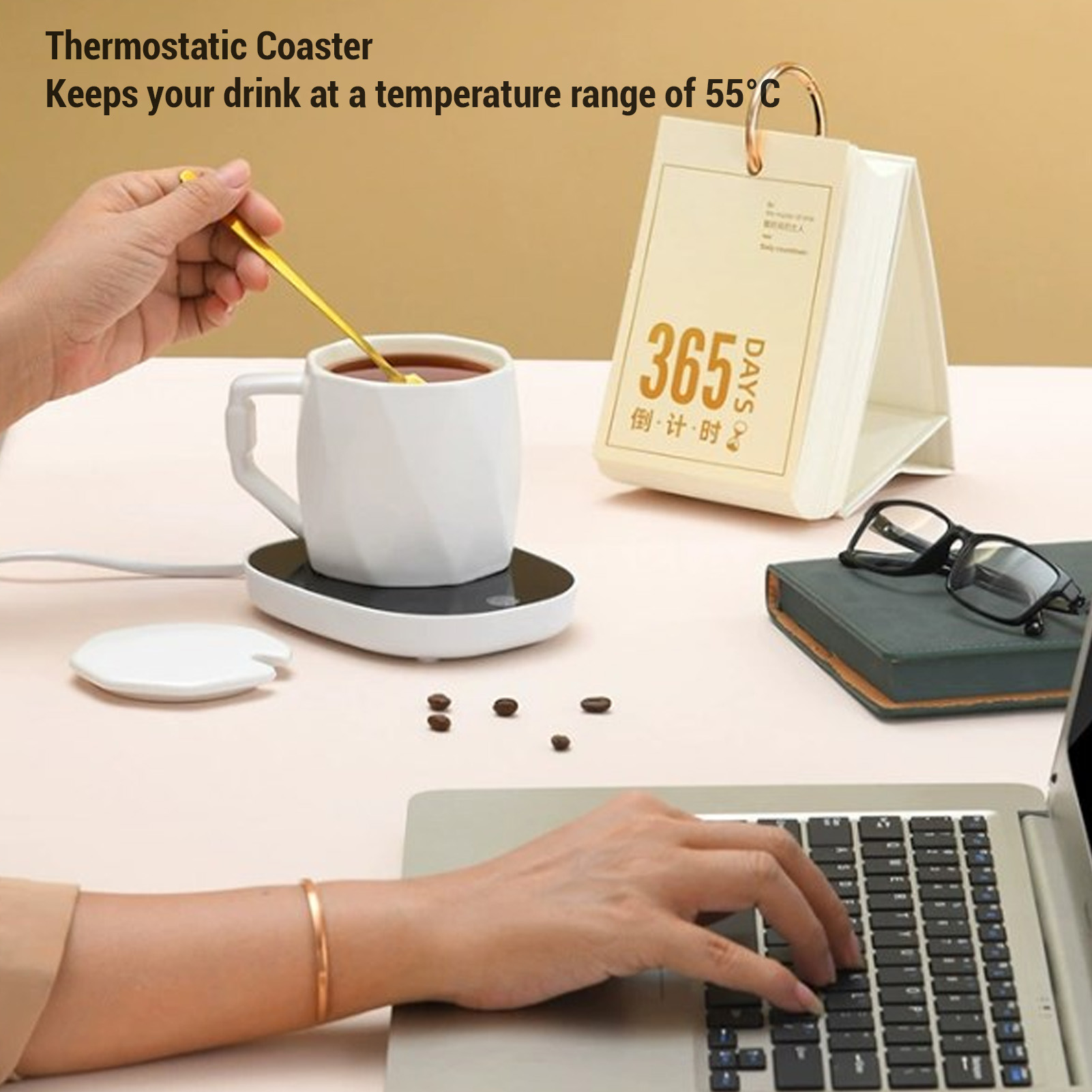 Coffee Tea Warmer - Penghangat Mug 16W Daya Rendah 55