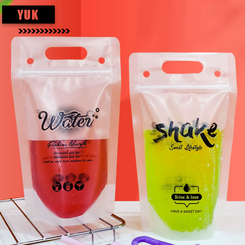 Coffee Tea With Milk - Pencetakan Kustom Kantong Kemasan Minuman Transparan