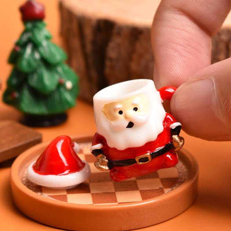 Mug Tea Coffee - Ornamen Cangkir Teh Mini Santa -