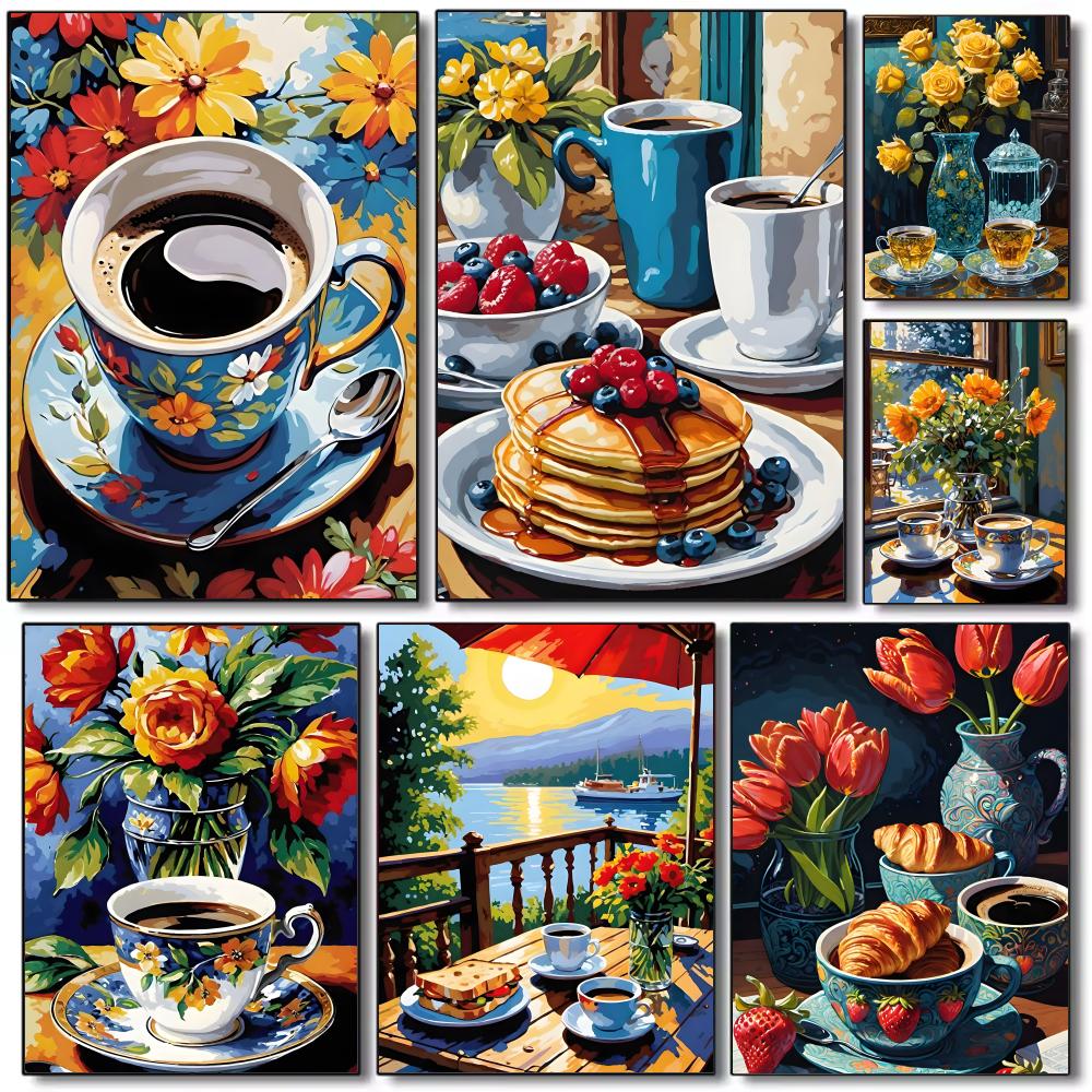 Poster cangkir kopi teh sore h - Coffee Tea Poster ulasan dan harga
