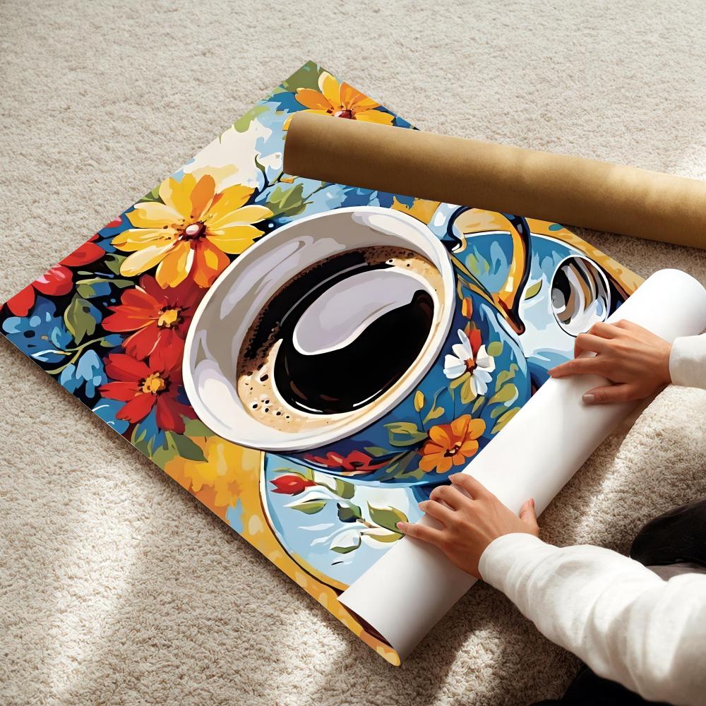 Poster cangkir kopi teh sore h - Coffee Tea Poster ulasan dan harga