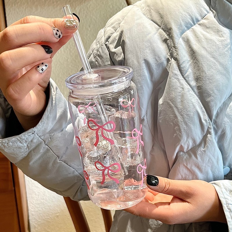 Gelas Plastik Pink Lucu dengan - Coffee Tea Flask ulasan dan harga