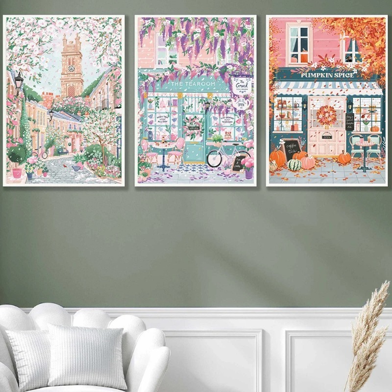 Poster Perjalanan Paris London - Coffee Tea Poster ulasan dan harga