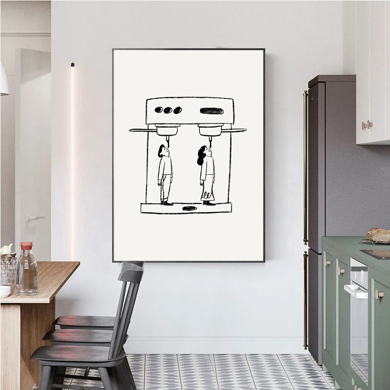 Poster Cetak Seni Dinding Minu - Coffee Tea Poster ulasan dan harga