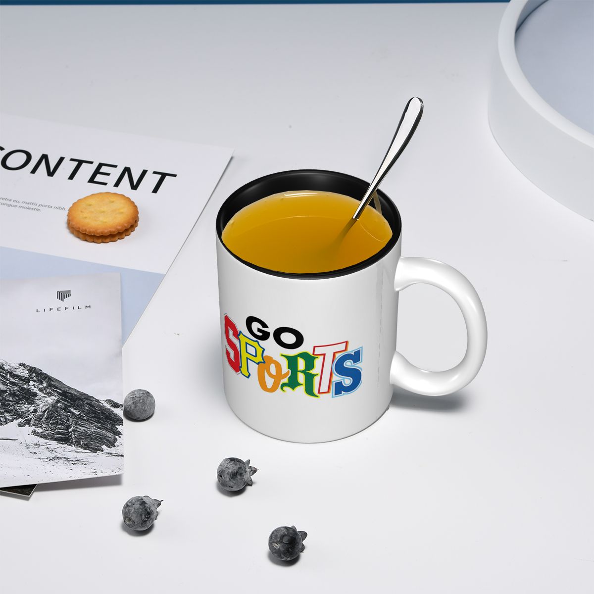 Go Sports Mug Gaya Huruf Berbe - Coffee Tea Difference ulasan dan harga