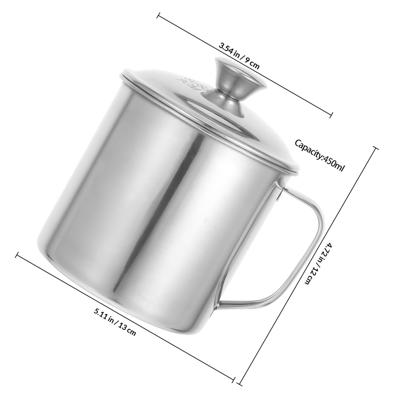 Cangkir Stainless Steel Berlap - Mug Tea Coffee ulasan dan harga
