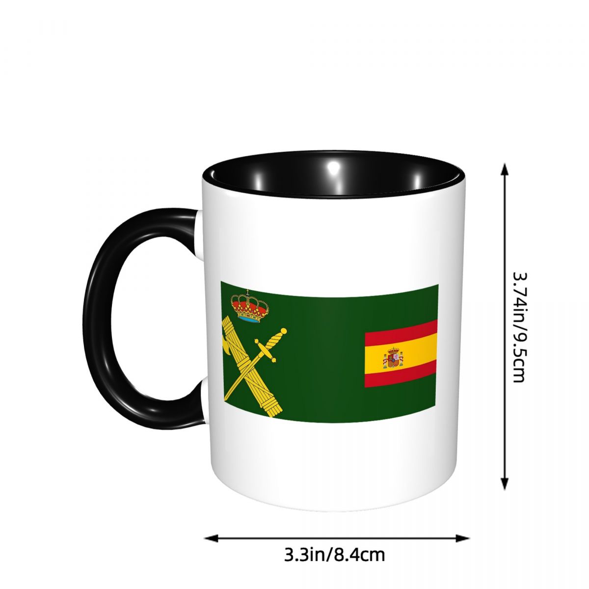 Bendera Spanyol Plus Lambang M - Coffee Plus Tea ulasan dan harga