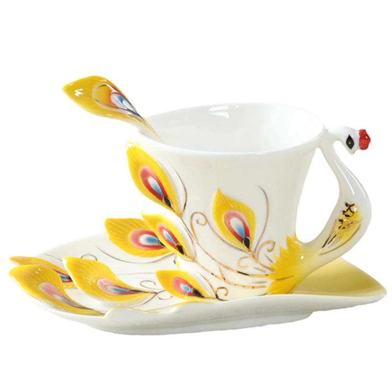 Mug kopi merak keramik, lucu d - Coffee Tea Difference ulasan dan harga