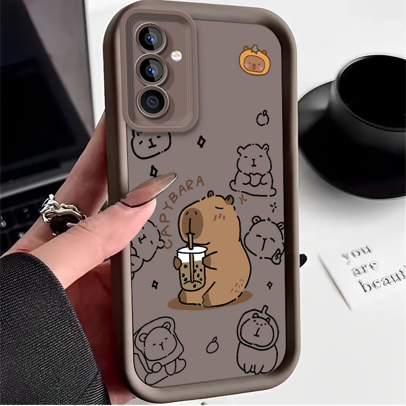 Casing Capybara Minum Bubble T - Coffee Plus Tea ulasan dan harga