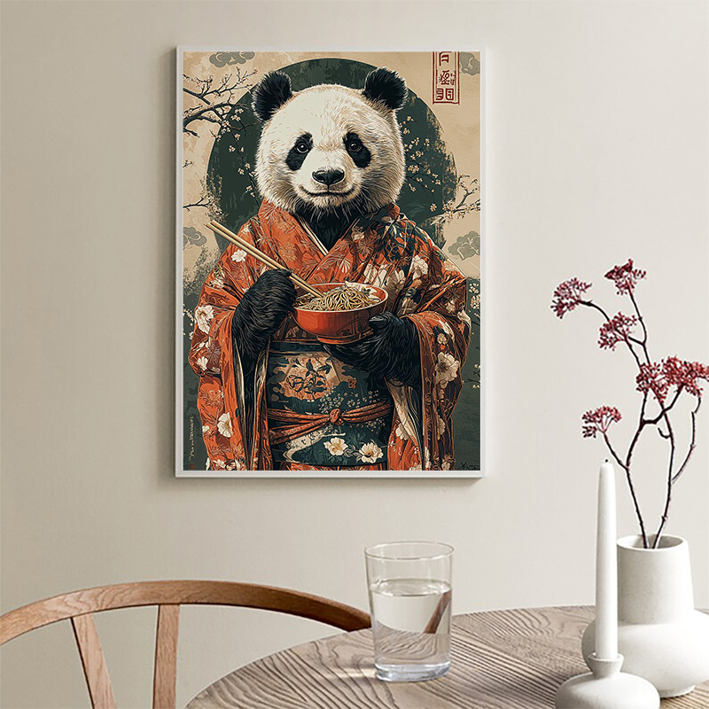 Retro Katak Jepang Minuman Kop - Coffee Tea Poster ulasan dan harga