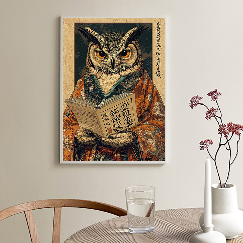 Retro Katak Jepang Minuman Kop - Coffee Tea Poster ulasan dan harga
