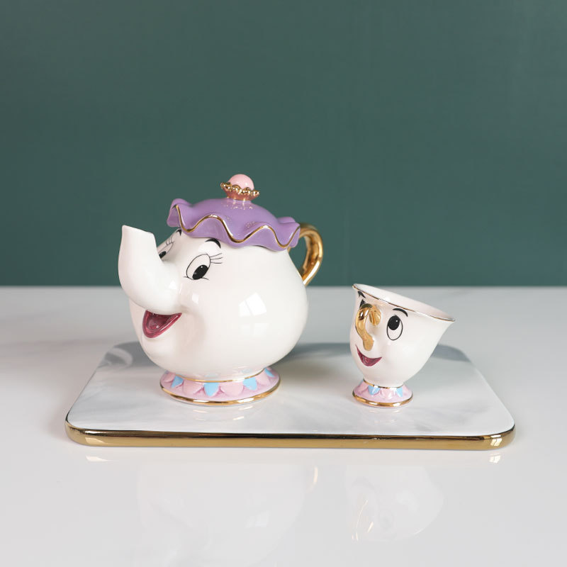 Teko Teh Kartun Beauty And The - Coffee Tea Flask ulasan dan harga