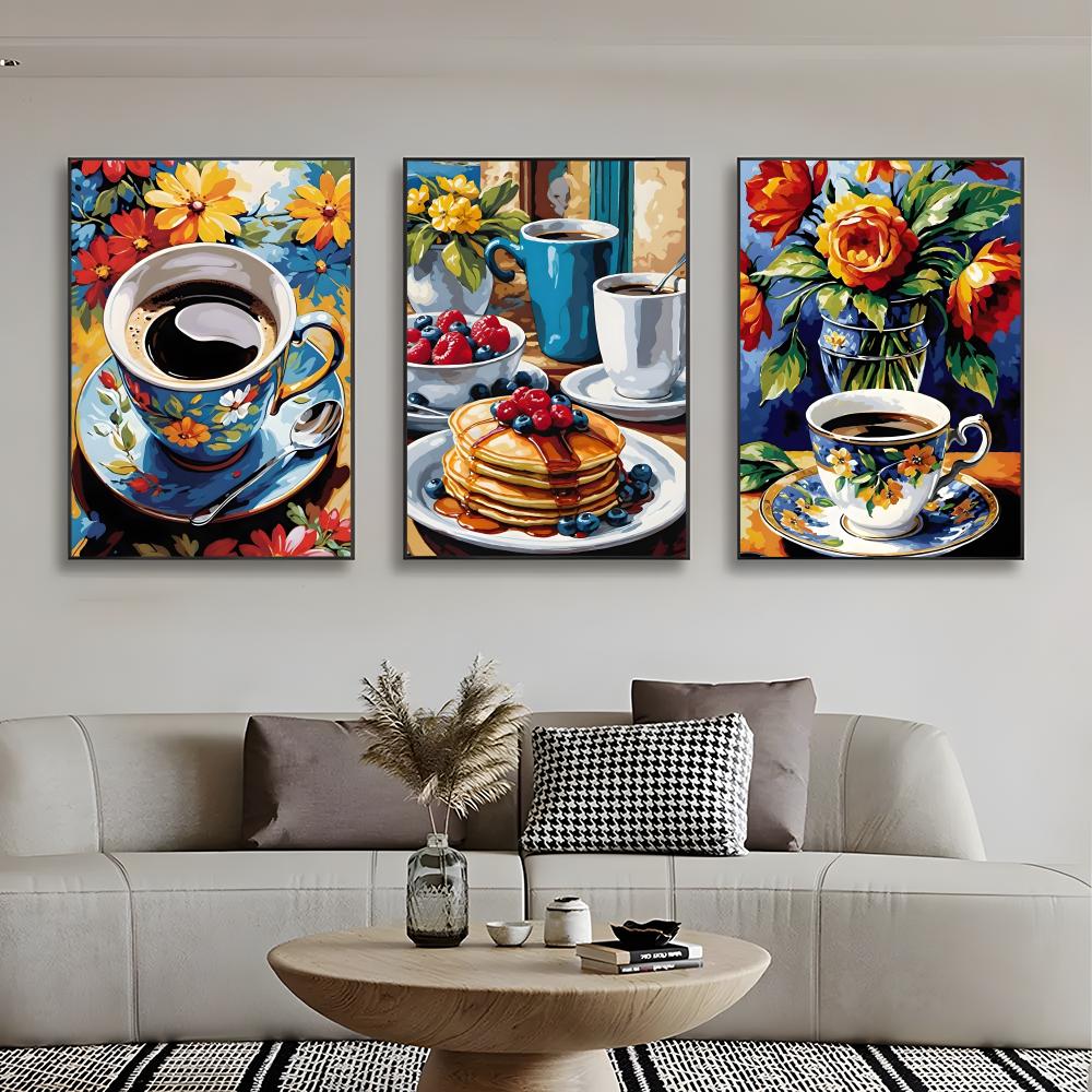 Poster Cangkir Kopi Teh Sore H - Coffee Tea Poster ulasan dan harga