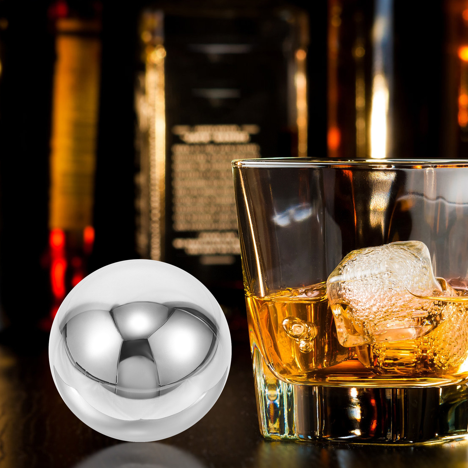 1Set Bola Pendingin Stainless  - Coffee Tea Drinks ulasan dan harga