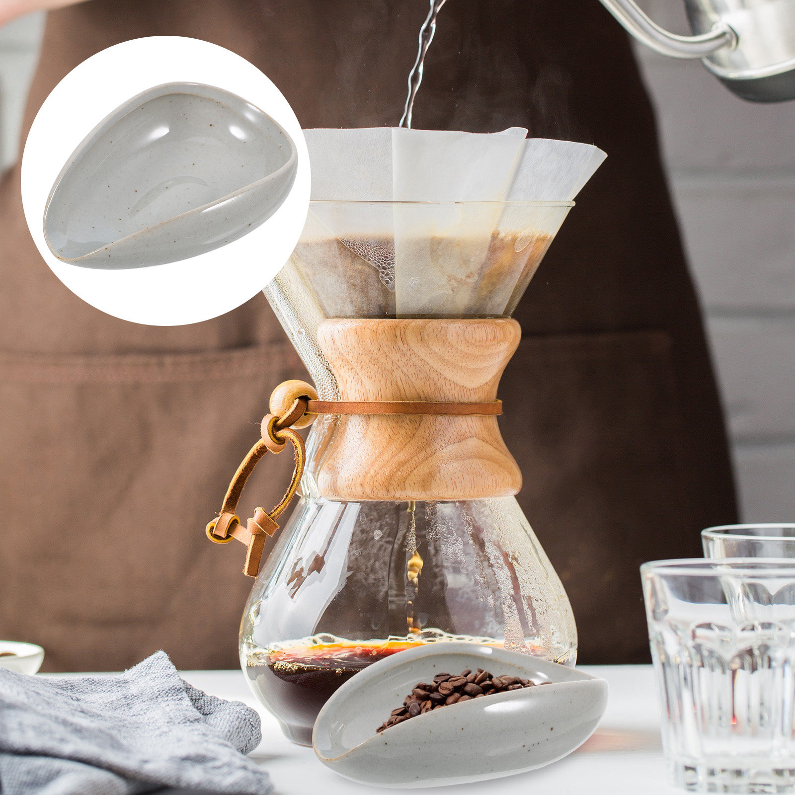 Nampan Keramik untuk Biji Kopi - Coffee Tea And Bean Leaf ulasan dan harga