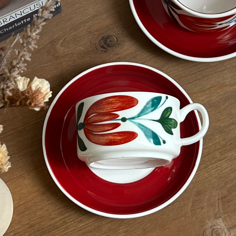 Cangkir Kopi Latte Vintage Fin - Coffee Tea Shop ulasan dan harga