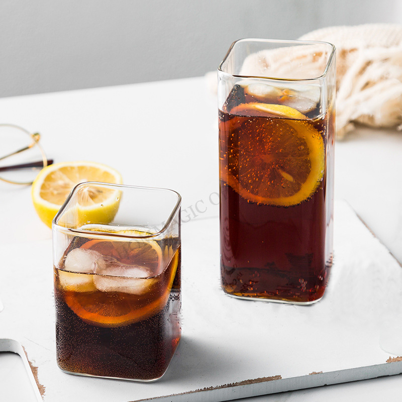 6/4/2/1 Buah Cangkir Kaca Pers - Coffee Tea Drinks ulasan dan harga