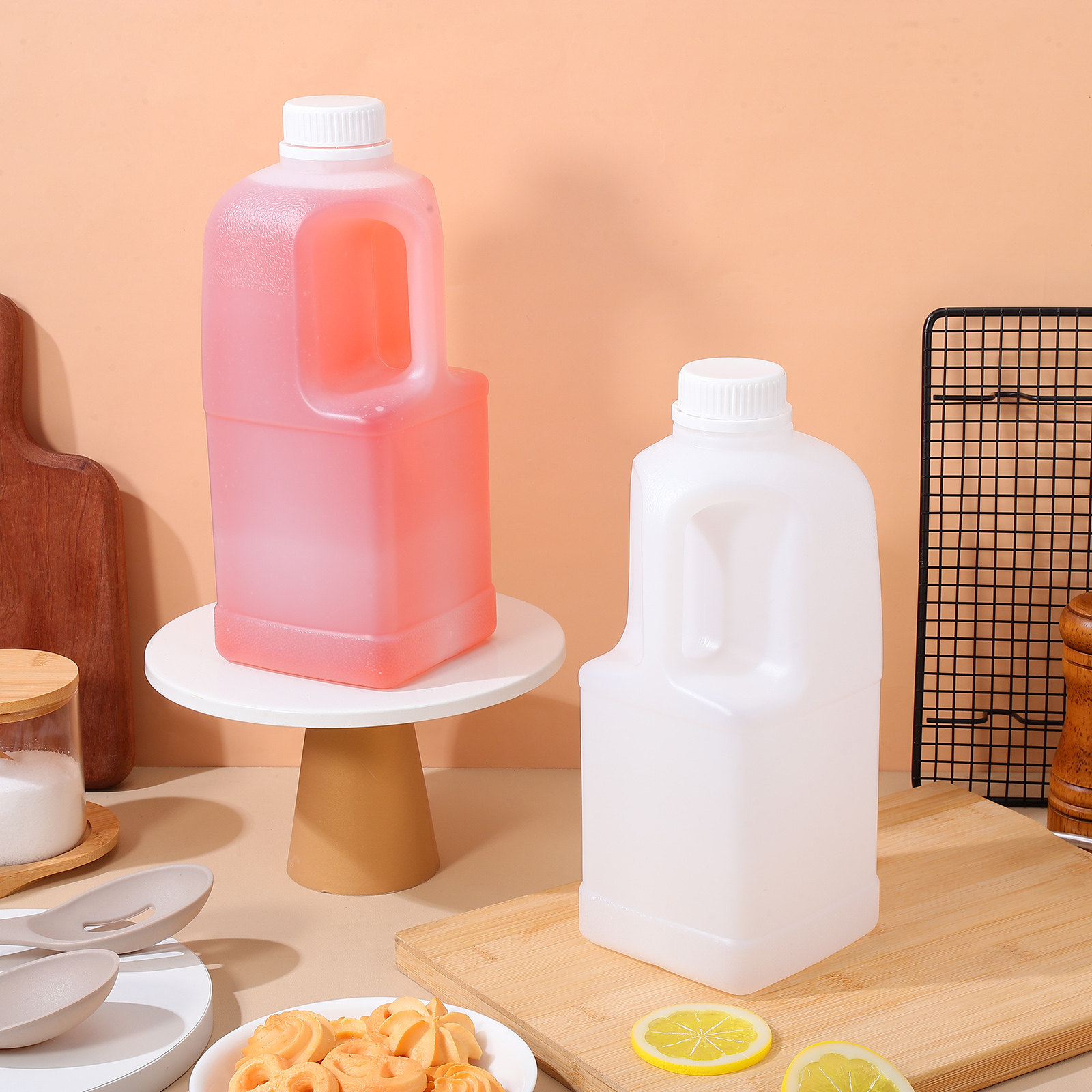 3 Buah Jug Penyimpanan Air Kap - Coffee Tea Shop ulasan dan harga