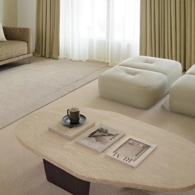 Meja kopi travertine kayu soli - Coffee Tea Difference ulasan dan harga
