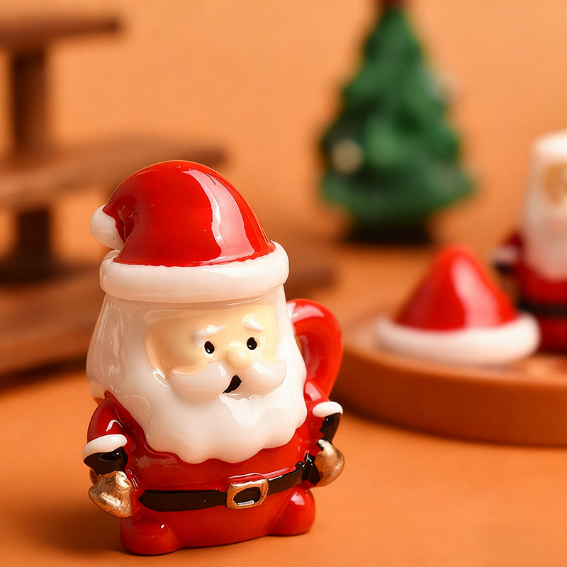 Ornamen Cangkir Teh Mini Santa - Mug Tea Coffee ulasan dan harga