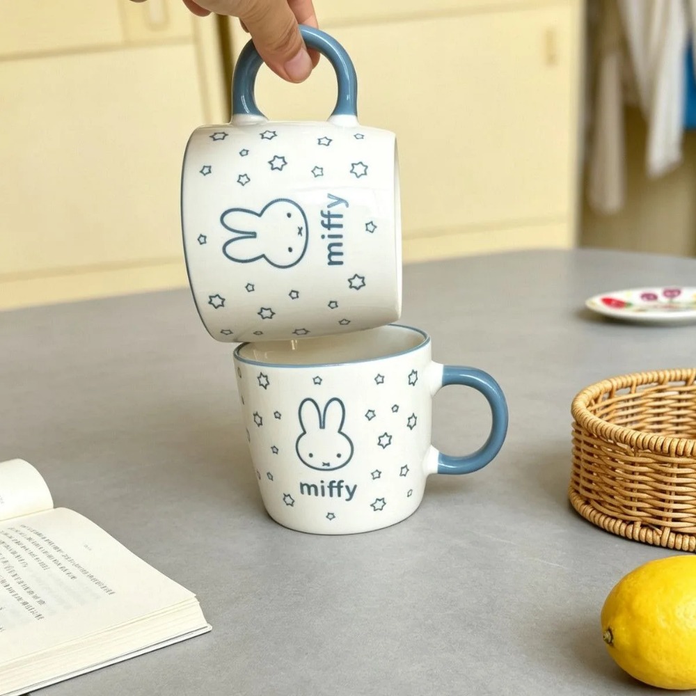 Mug Keramik Miffy Lucu, Cangki - Coffee Tea Shop ulasan dan harga