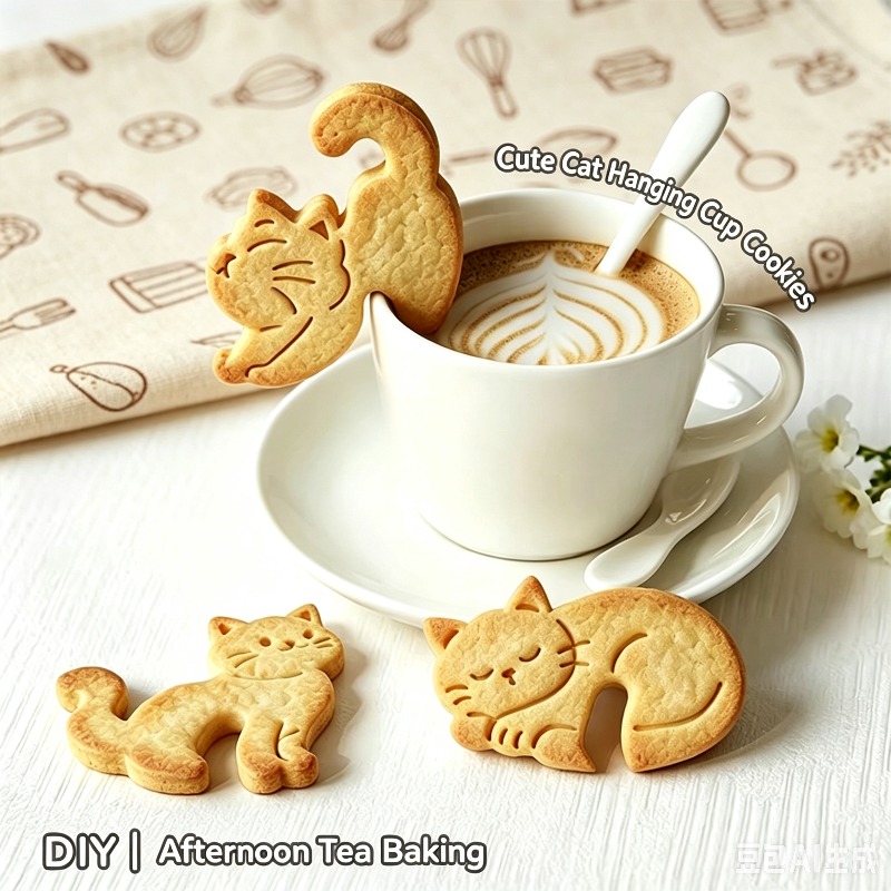 Cetakan Kue Kucing Gantung Kar - Mug Tea Coffee ulasan dan harga