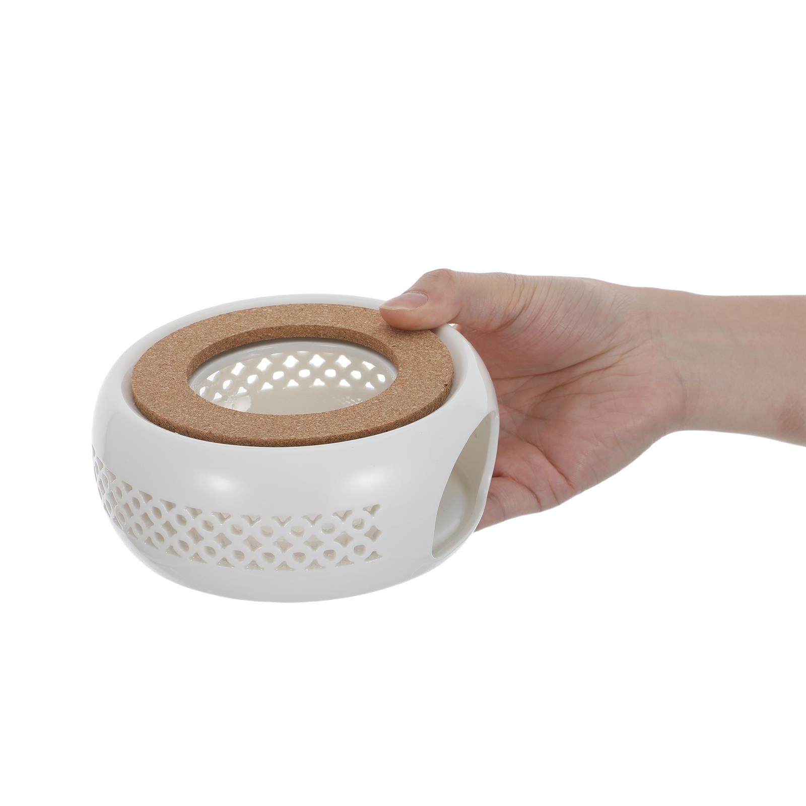 1Set Pemanas Teko Keramik Eleg - Coffee Tea With Milk ulasan dan harga