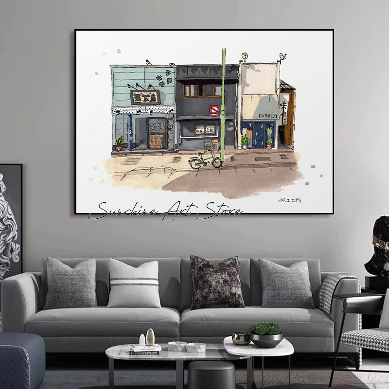 Konstruksi Bangunan Tradisiona - Coffee Tea Poster ulasan dan harga