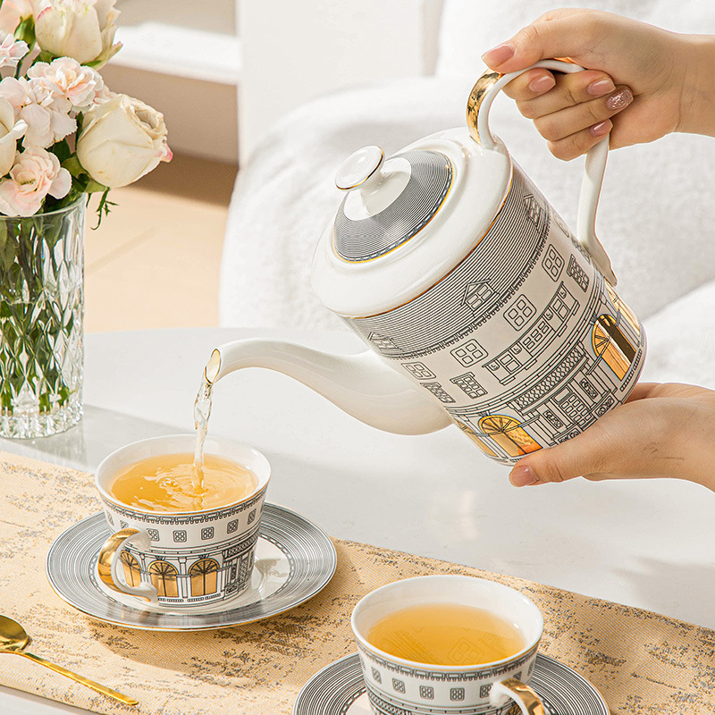 Cangkir arsitektur dan piring  - Coffee Tea Flask ulasan dan harga