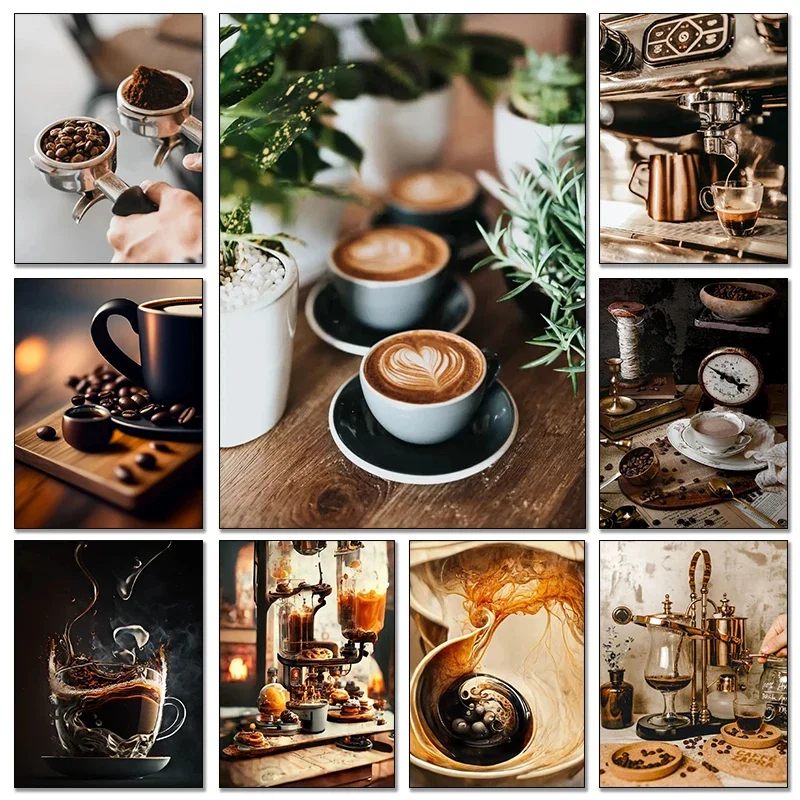 Poster Seni Cangkir Kopi Espre - Mug Tea Coffee ulasan dan harga