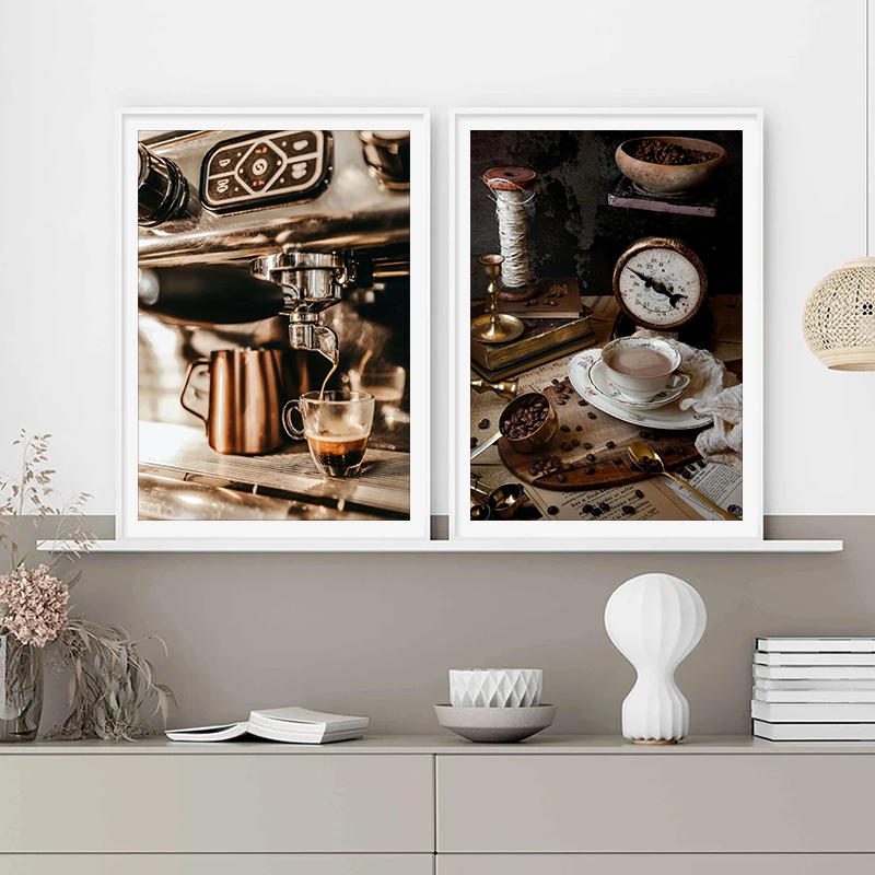 Poster Seni Cangkir Kopi Espre - Mug Tea Coffee ulasan dan harga