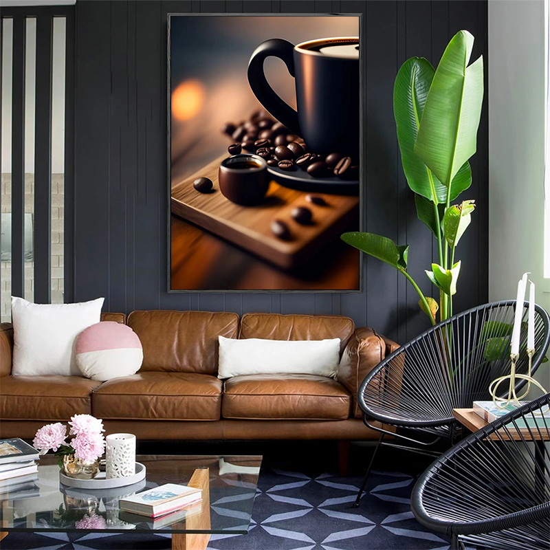 Poster Seni Cangkir Kopi Espre - Mug Tea Coffee ulasan dan harga